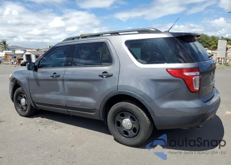 2014 Ford Explorer Police Interceptor из США, поврежденный, VIN 1FM5K8AR0EGC49663